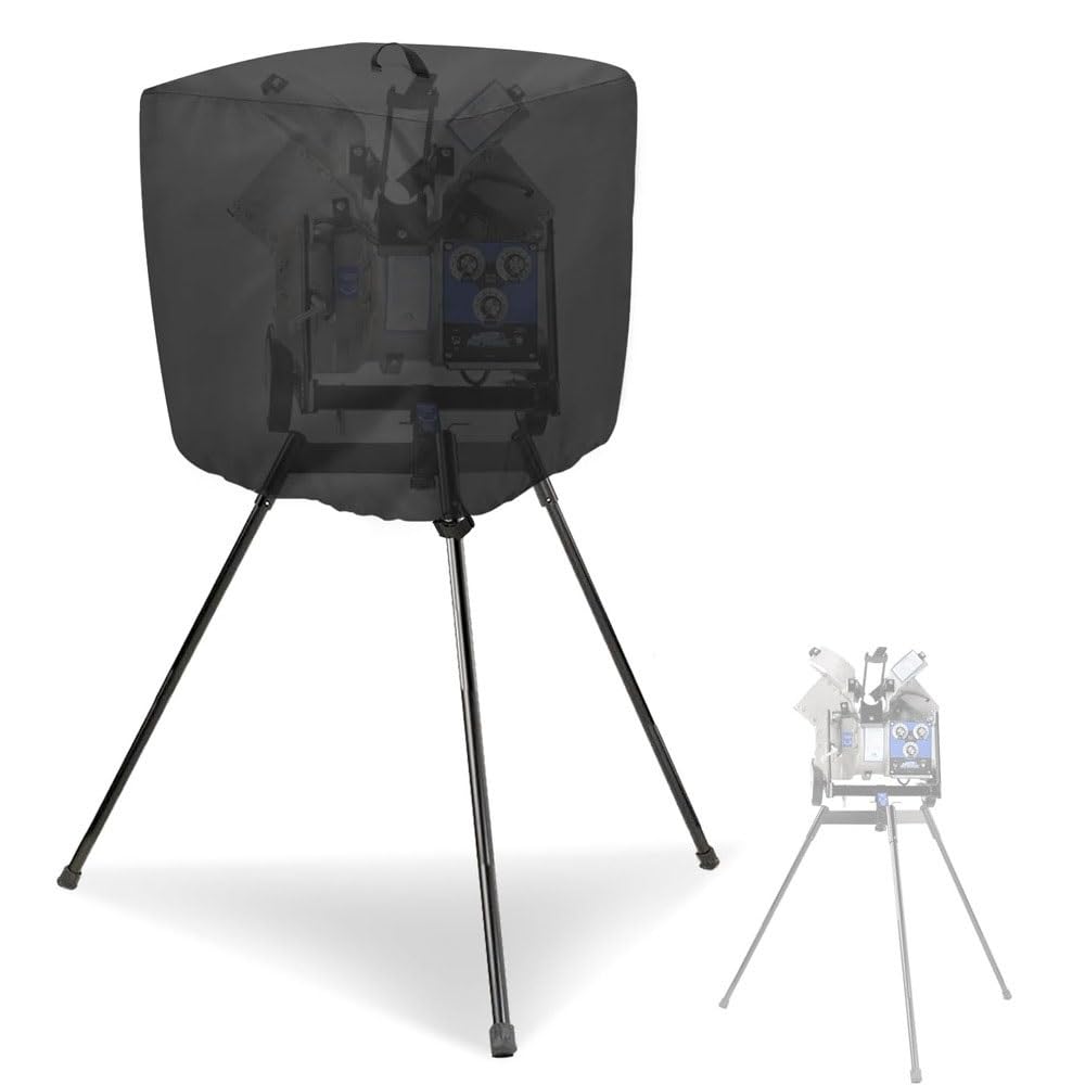 Pitching Machine Cover, Heavy Duty 420D Oxford Protection Covers for Sports Attack Junior Hack Attack Softball Pitching Machine