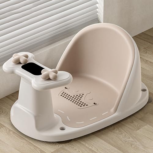 Chaise à dossier réglable bébé pour éviter les glissades au bain - 6