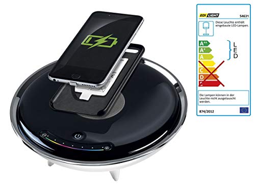 Preisvergleich Produktbild Livarno LUX® Tischleuchte LED mit Handyladestation / Farbwechsel induktive Ladefläche9