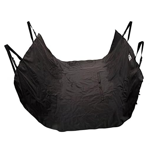 Guardian Gear All Season Dog Car Seat Covers — Nylon/Polyester Car Seat Covers for Dogs - 63", Black