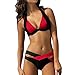 Produktbild 2018 Übergröße LSAltd Frauen Patchwork Bikini Set Neckholder Push Up BH Bademode Damen Sommer Beachwear Top + Pants Badeanzüge