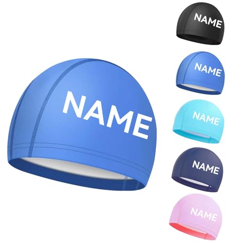 Personalisierte Schwimmkappe mit Name –...