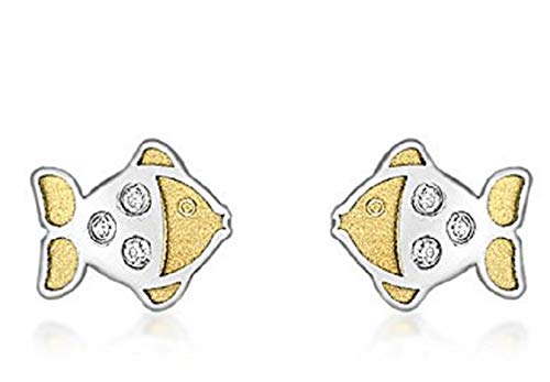 Preisvergleich Produktbild Carissima Gold Unisex 9 kt (375) Zirkonia Gelb 2.55.7839