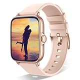 Wwzzey Smart Watch for Women Smartwatches with Answer/Dial Calls, 1.7' Waterproof Fitness Watch with Heart Rate/Blood Oxygen/Sleep Monitor, Ai Voice, Women Watches for Android/iPhone.