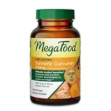 MegaFood Fast-Acting Turmeric Curcumin Supplement, Black Pepper 60 Capsules | Clinically Studied Turmeric Supplement, Black Pepper for Absorption, 1,000 mg Curcuminoids Per Serving, Vegan, 30 Servings