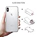 Ringke Air Designed for iPhone X Case, Lightweight Transparent Flexible TPU Cover for iPhone X Case, iPhone 10 (Not Compatible with iPhone Xs) - Clear