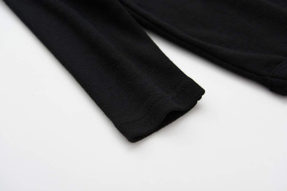 Teach Leanbh Infant Baby Polo Bodysuit Cotton Long Sleeve Pure Color Shirt 3-24 Months (24 Months, Baby Blue) - Image 5