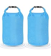 Desoto Waterproof Dry Bag 2 packs, 10L/20L/40L/70L Dry Sack Lightweight Portable, Dry Storage Bag...
