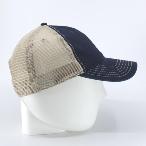 Image of The Vintage Year Washed Cotton Unstructured Soft Mesh Adjustable Trucker Baseball Cap