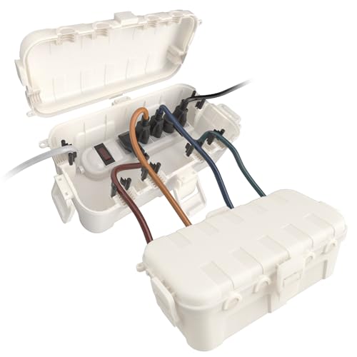 Boîte électrique extérieur étanche pour guirlande et jardinage
