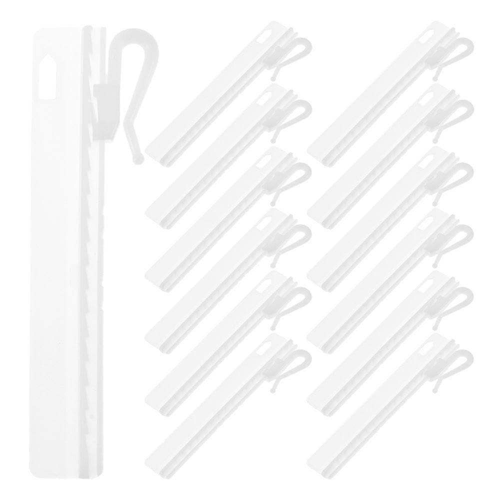 JOYHAPPST 25pcs Plastic Curtain Hooks Pinch Curtain Hooks Curtain Clips Hooks for Window Drapery Ceiling Track Door Curtain Shower Curtain