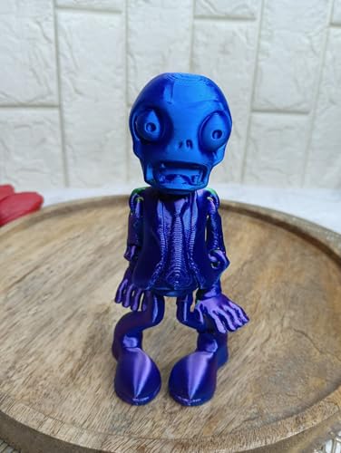 Image of Gifts- Zombie Action Figure Toys, 3D Printed Movable Toy with Detailed Design for Car Dashboard, Study Table, Office Desk Decoration (10 cm) A