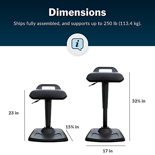 Vari Active Seat Ergonomic Standing Desk Stool, Black $197.34 at Vari. via Amazon - image 7