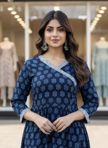 Image of SHIENZY Cotton Blend Kurta Set for Women