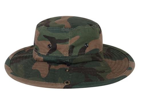 Zacharias Men's Cotton Sun Outdoor Travel Round Army Military Pri...