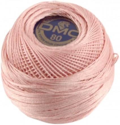 DMC Fil a Dentelles Cotton Crochet Thread 6 Ply 761 - per 5 Gram Ball