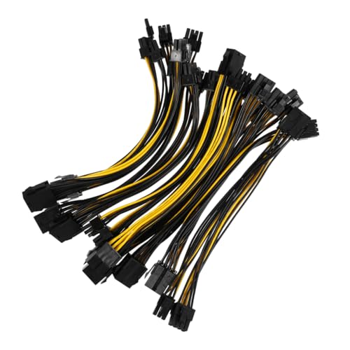 Cable de alimentación para tarjetas gráficas NUOBESTY macho a hembra pack de 10 unidades