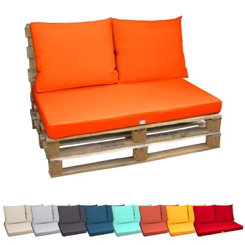 Linxor - Kit de Coussins pour Palette déhoussables - Plusieurs Coloris