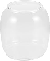 Vista 1 de Cabilock Pantalla de cristal de repuesto para lámparas de queroseno, lámpara de globo, estilo vintage, mejora la estética de la iluminación al aire