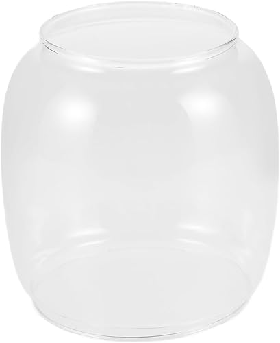 Miniatura 10 de Cabilock Pantalla de cristal vintage de repuesto para linternas de queroseno, globo de huracán transparente para lámparas de aceite al aire libre