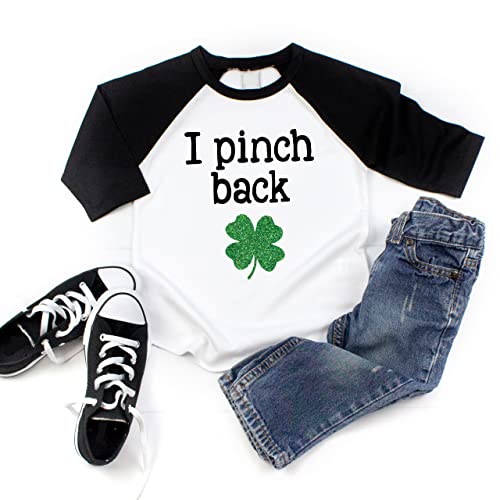 St. Patrick's Day Outfits for Girls and Boys, I Pinch Back, Kids and Toddler Shirt2