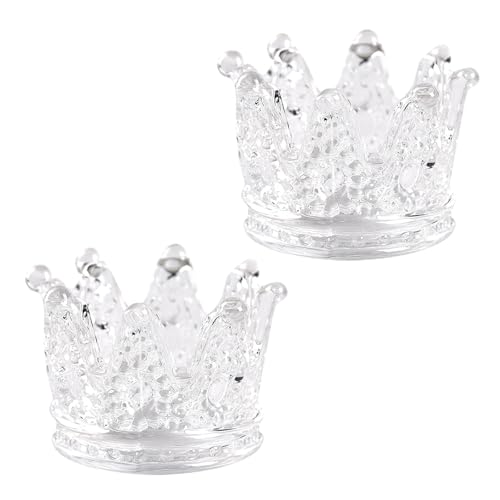 Plato para Monómero de Uñas con Diseño de Corona 2 Pzas miniatura 1