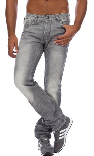 Kaporal - Zopas - Jeans - Slim - Délavé Stone - Homme - Gris (Strongrey) - W28/L34