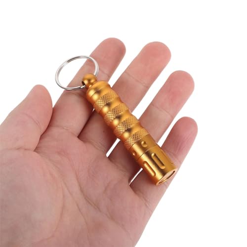 Cortador de cigarros de metal de alta resistencia con acabado dorado texturizado 4