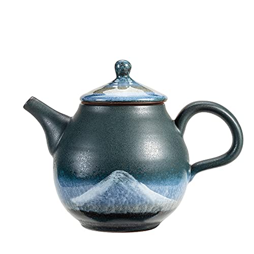 Czajniczek Kung Fu do robienia herbaty chiński atrament porcelanowy czajniczek ręcznie robiony retro mały czajniczek wielofunkcyjny ceramiczny czajniczek luźna herbata liściasta stroma domowy