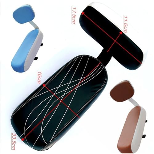 Shekako Kid'S Bike Seat Rear, Child Bicycle Back Seat, Children Bicycle Rear Seat, Pu Leather Mountain Bike Cushion Rear Rack Seat thumb #6