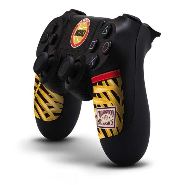 Skinit Decal Gaming Skin Compatible with PS4 Controller - Officially Licensed NBA Houston Rockets Retro Palms Design