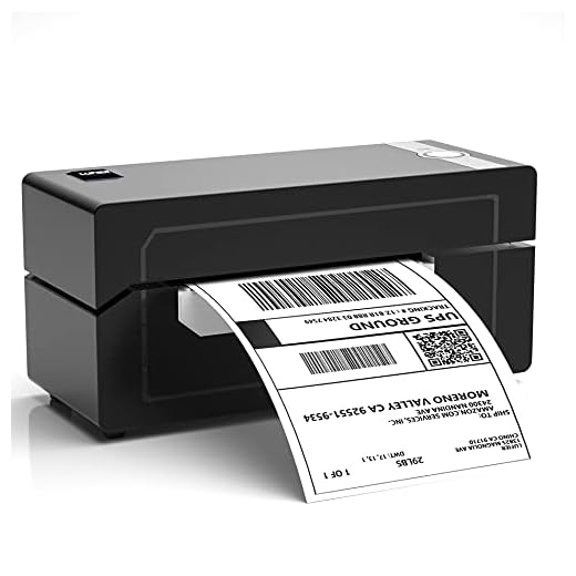 LUFIER Shipping Label Printer, Commercial Grade Direct Thermal Printer for Shipping Labels 4x6 Barcode 50mm/s, Compatible with USPS, UPS, FedEx, Shopify, Ebay & Amazon