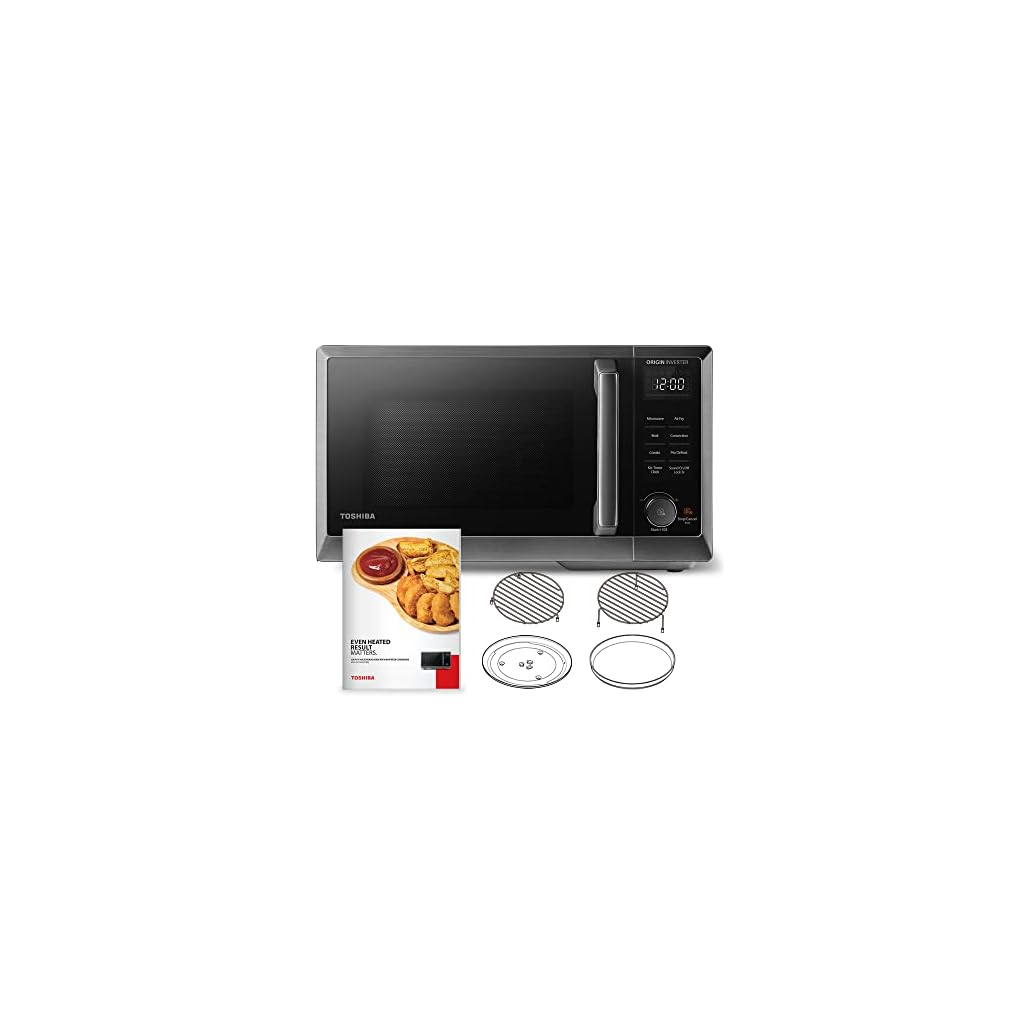 TOSHIBA 6in1 Inverter Microwave Oven Air Fryer Combo, Countertop
