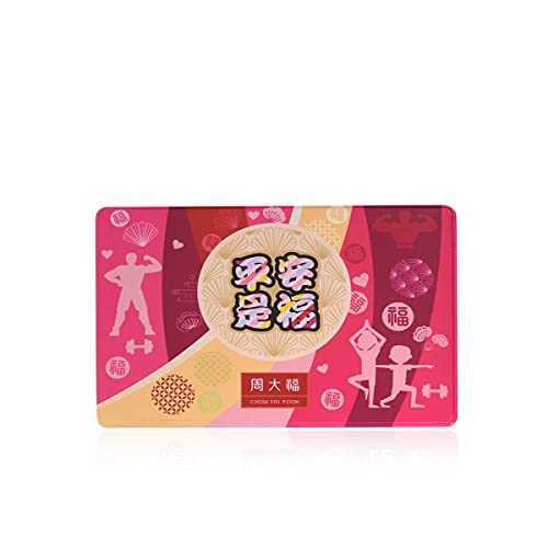 CHOW TAI FOOK 24K Gold Good Health Card Holder2