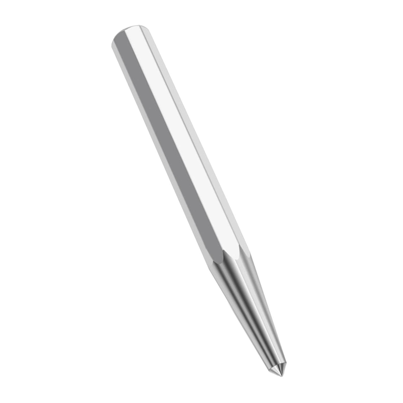 2 Piezas Puntero de Centro Automático Punzón de Posicionamiento Herramienta de Marcado Mango Moleteado Antideslizante Aleación de Cromo Aluminio, 2 piezas