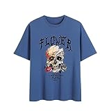Photo Gallery t shirt per donna skeleton graphic print summer pullover tees tops girocollo manica corta casual t-shirt loose tops per halloween holiday party Photo Gallery t shirt per donna skeleton graphic print summer pullover tees tops girocollo manica corta casual t-shirt loose tops per halloween holiday party