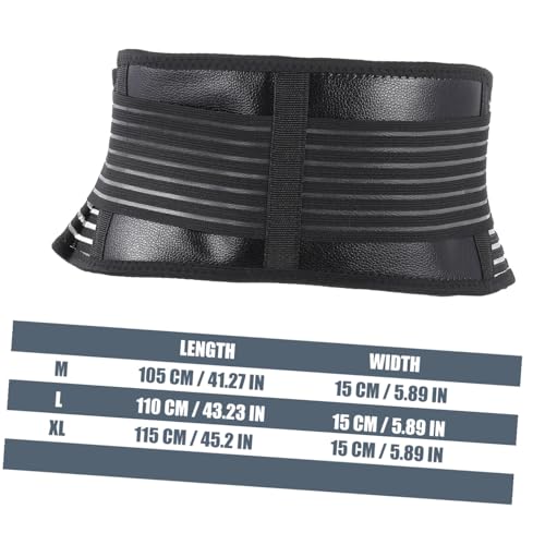 Faja lumbar autocalentable para hombre y mujer color negro miniatura 2