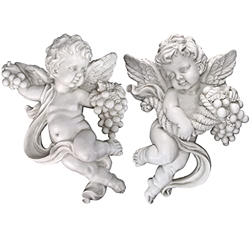 Design Toscano SH9715239 Cherub Harvest Wall Sculptures thumb #4