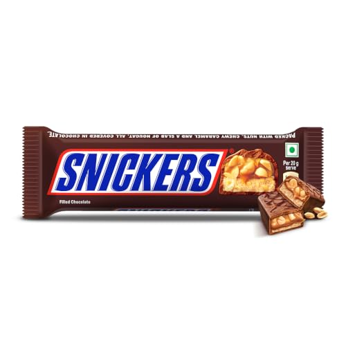 Image of Snickers Peanut Nougat & Caramel Filled Bar,40 gm