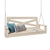 Picture of Porchgate Amish Heavy Duty 700 Lb Boardwalk Porch Swing W/Chains (5 Foot, Unfinished)