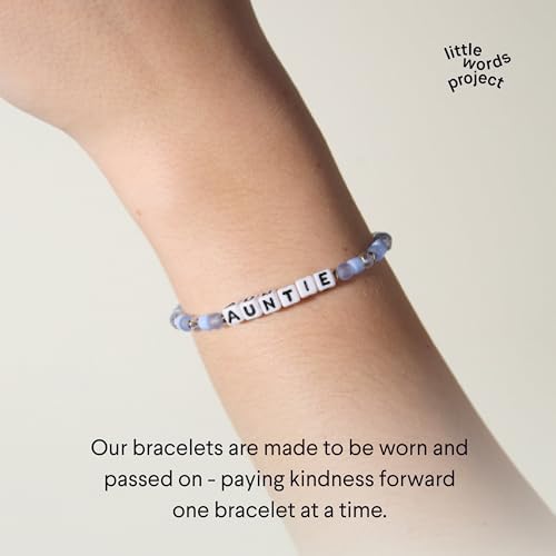 Mother's Day Gifts, The Original Word Bracelet, Made with Colorful Beads and Plated Brass Hardware, Handcrafted Design & Positive Message3