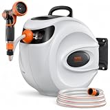 VEVOR Avvolgitubo Automatico Retrattile 35m, Diametro Tubo 12mm, Lunghezza Bloccabile, Fis...