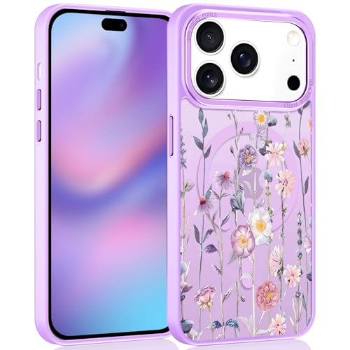 Coque fleurie iPhone 17 Pro Max MagSafe pour sublimer vos tenues au quotidien