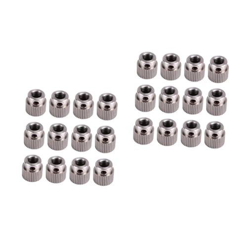 Cabilock 30pcs Teeth Gear Stainless Steel Extruder Wheel Gear Printer Parts and Feed Wheel Functions Suitable for Model 