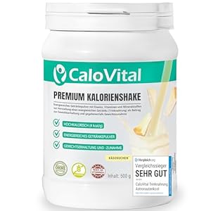 Maaltijdvervangende eiwitshakes met veel vitamines | Calorierijk voedsel voor gewichtstoename drinken | Koolhydraten en eiwitten als calorierijke shake | CaloVital