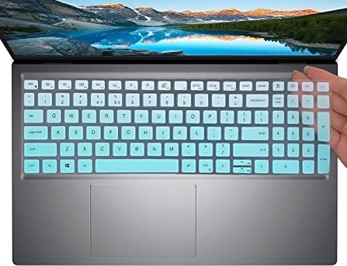 Keyboard Cover for Dell Inspiron 15 3510 3511 3515 5510 5515 5518 7510, Inspiron 16 7610, Dell Vostro 15 5510, Latitude 3520, 2022 2021 Dell Inspiron 15 16 3000 5000 7000 (Not Fit Dell G5 G15)-MGreen