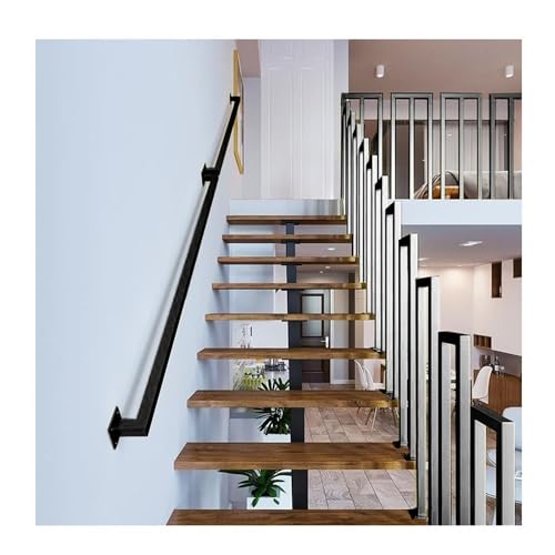 Rampe d'escalier style industriel en acier forgé haute résistance 440 LB - 3