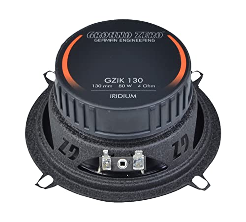 Ground Zero GZIC 130.2-13 cm Komponenten-Lautsprecher mit 140 Watt (RMS: 90 Watt)