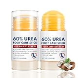 Urea Creme 60 Prozent mit 2% Salicylsäure - 2 Stück Fußcreme Trockene Füße - Hornhautentferner Creme - Fusscreme Sehr Trockene Füsse Hornhaut - Fußpflege für Rissige Haut