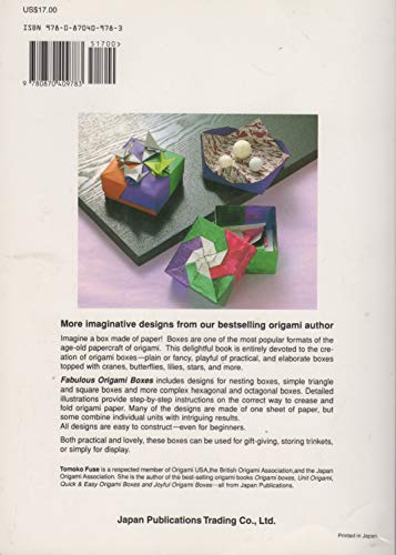 Fabulous Origami Boxes